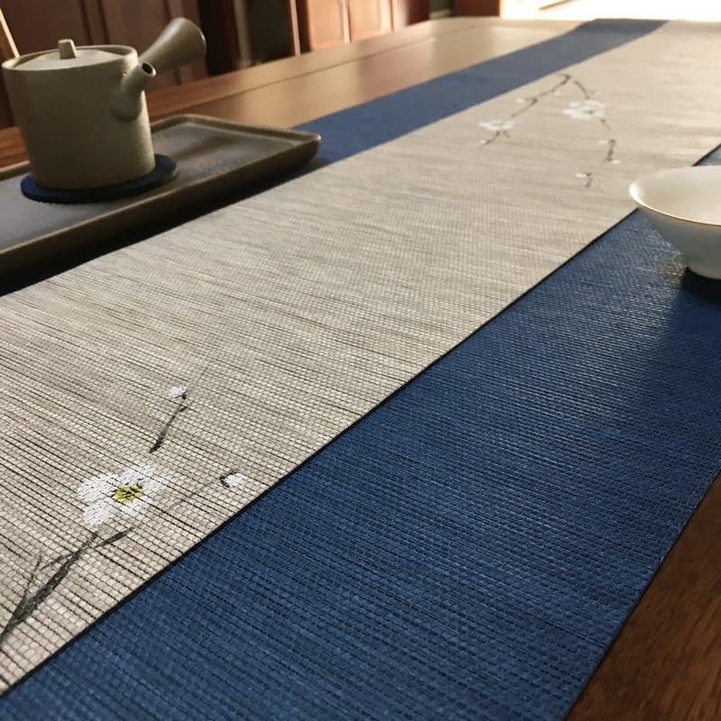 Chemin de Table Antidérapant Résistant Chaleur Tapis Table Découpable Lavable