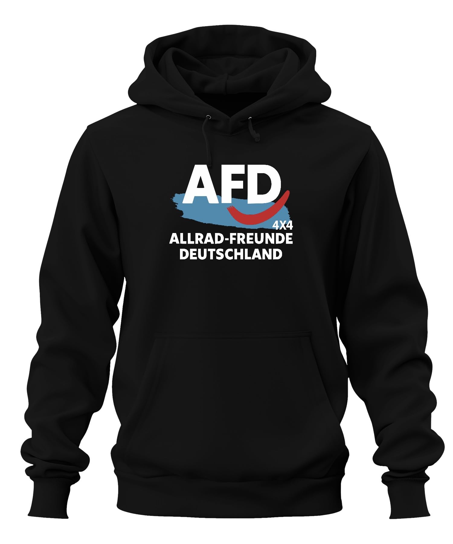 Allrad Freunde Deutschland 4x4 AFD Politik Spruch Wahlen Bundestag Unisex Hoodie Kapuzenpullover