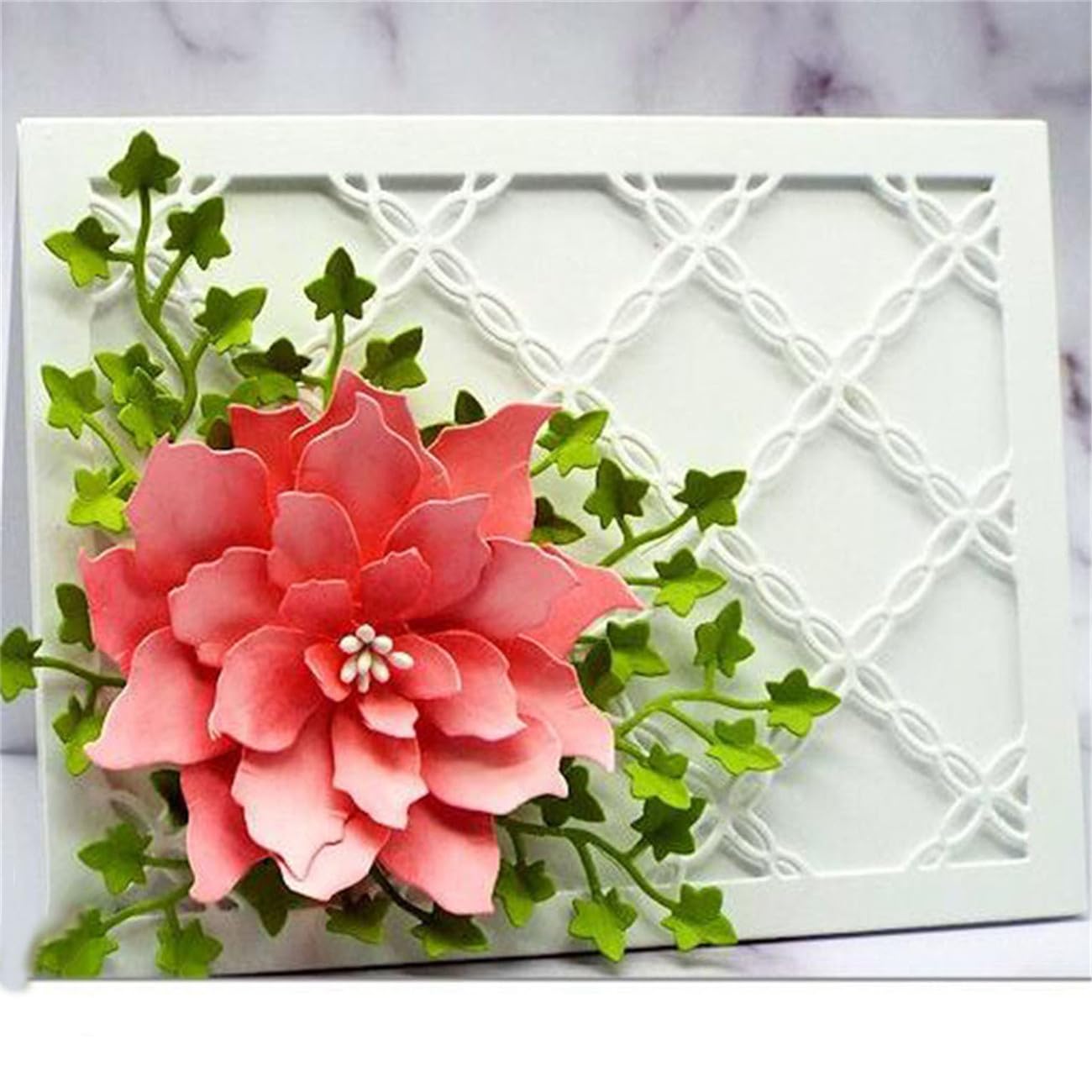 Metal Scrapbooking Dies - 3D Background Stencils -12