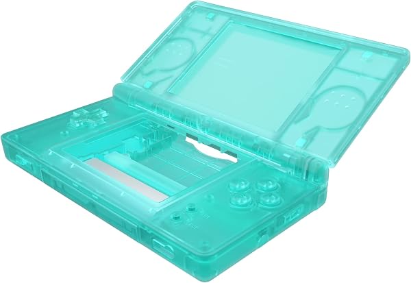 eXtremeRate ds liteに対応用組み立て式カスタム交換シェルクリア素材、交換ボタンも付き、ニンテンドーdsライトに対応用スクリーンレンズ【クリアグリーン】 - 2