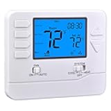 Suuwer 5-1-1 Day Programmable Thermostats for Home 2 Heat/ 2 Cool Conventional Multistage Systems