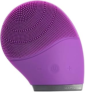 Hapilin Pro Facial Silicone Brush, Purple