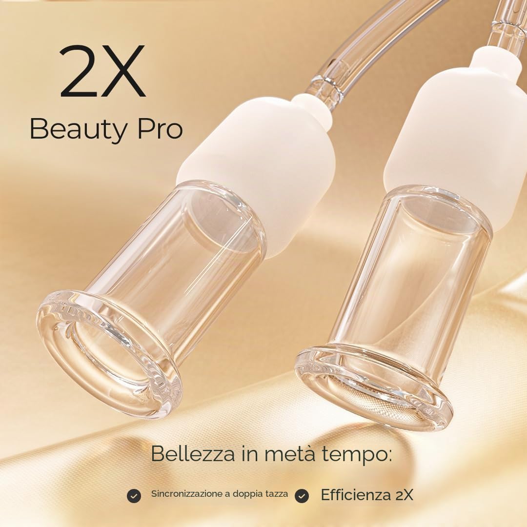 Set di 6 coppettazioni facciali elettriche in vetro, 3 in 1, strumenti per il viso Gua Sha, massaggi per la cura della pelle del collo degli occhi, 3 ventose, per cellulite, riduzione del gonfiore