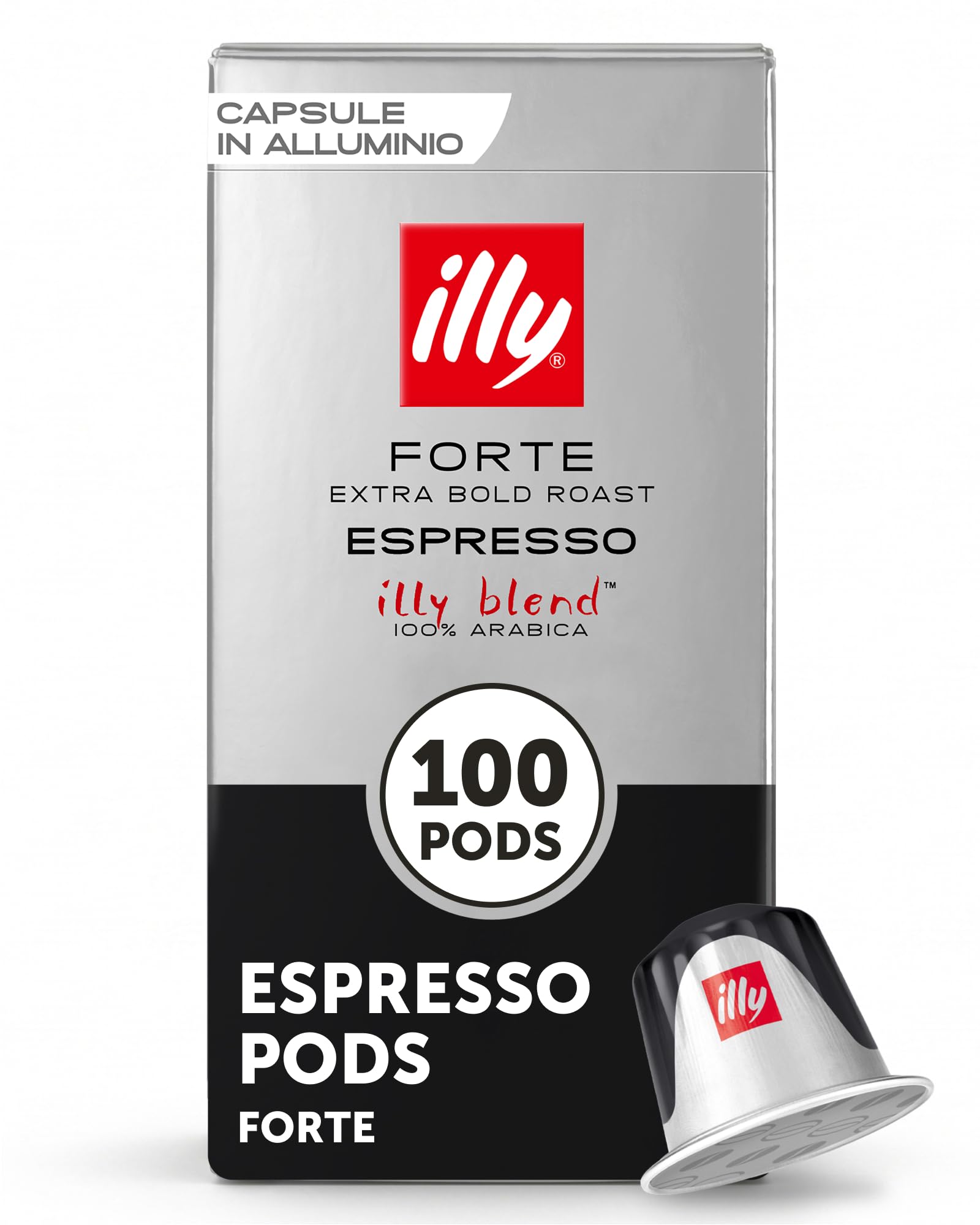 Illy - Kapsułki do kawy Forte Espresso - 10 x 10 kapsułek