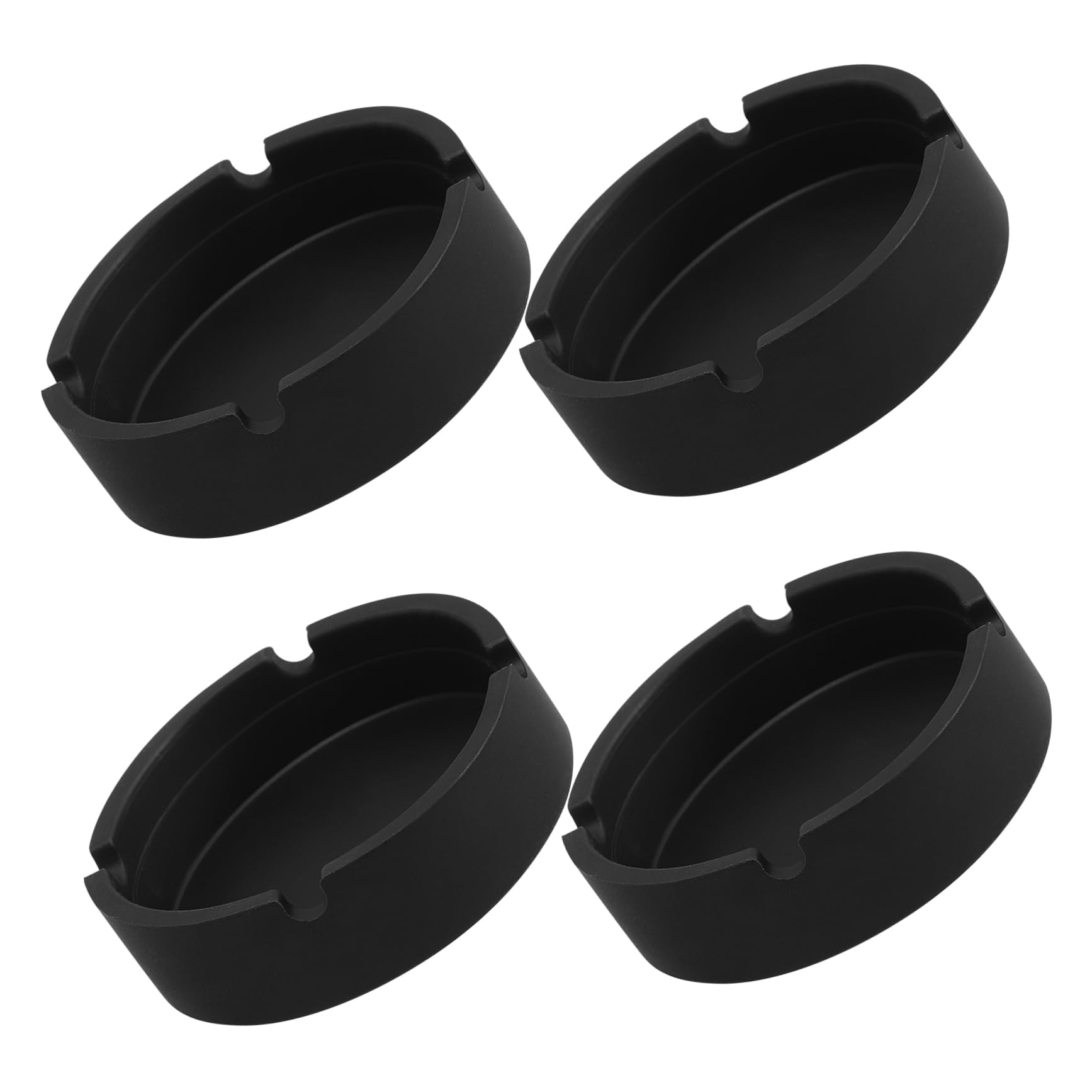 IMIKEYA 16 posacenere in silicone riutilizzabile forma rotonda design compatto antiscivolo e per ufficio e casa
