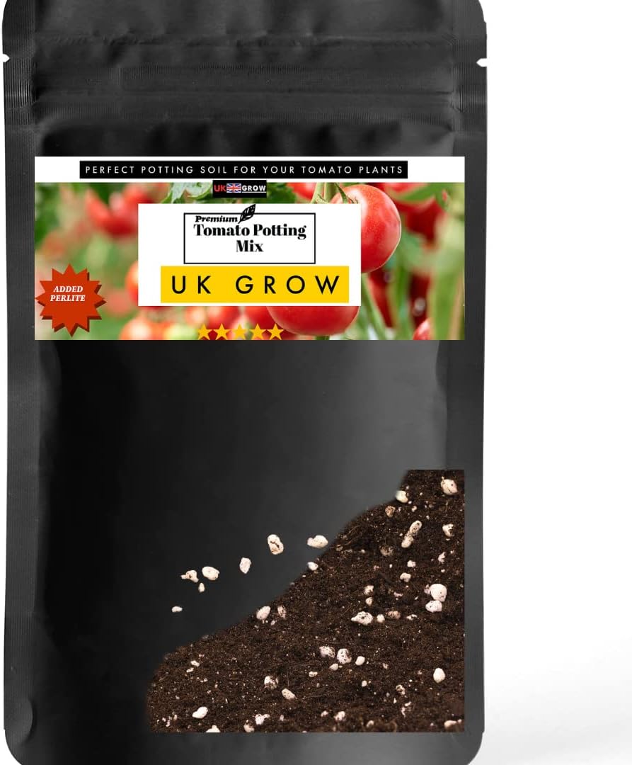 UK GROW 2L BUCKET Premium Tomato Compost for Lush, Flavorful