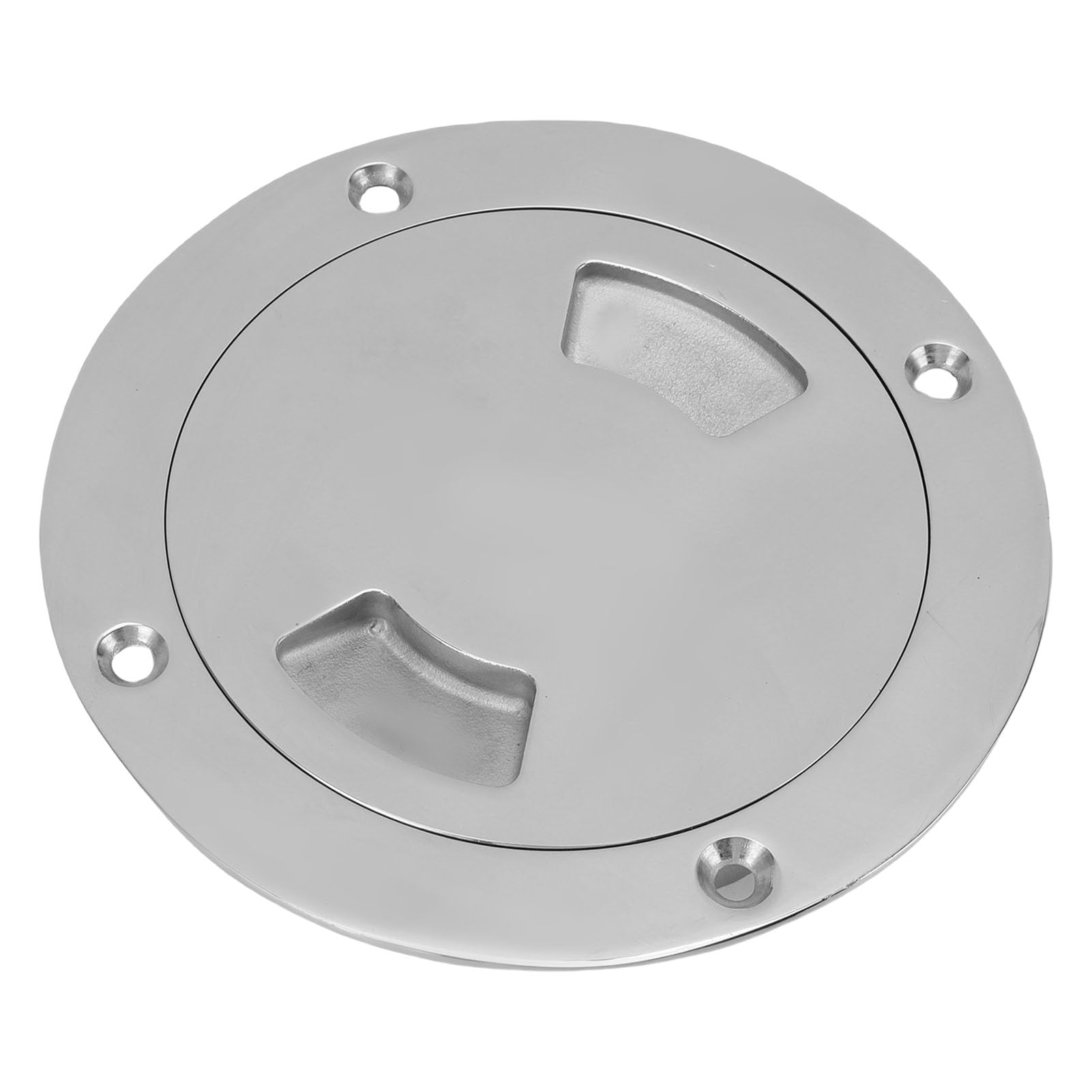 Couvercle De Trappe De Pont Rond Antidérapant 10 Cm – ABS Argenté, étanche, Pour Bateau, Yacht, Camping-car, Installation Verticale/horizontale