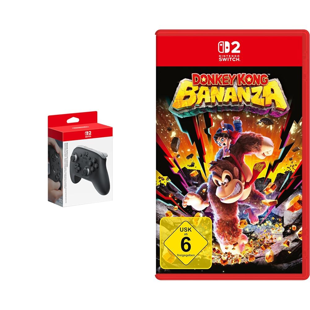 Nintendo Switch 2 Pro Controller + Donkey Kong Bananza Switch 2