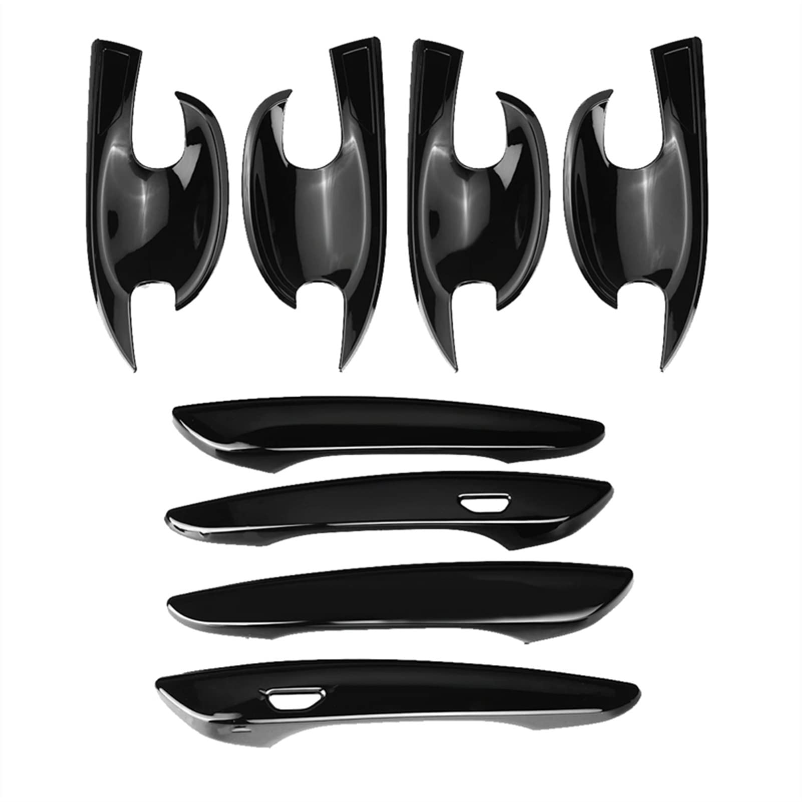 Fahbstr One Color Exterior Door Handle Cover For Mazda Cx30 2020-2021 8Pcs Car Exterior Door Handle Cover Bowl Decoration