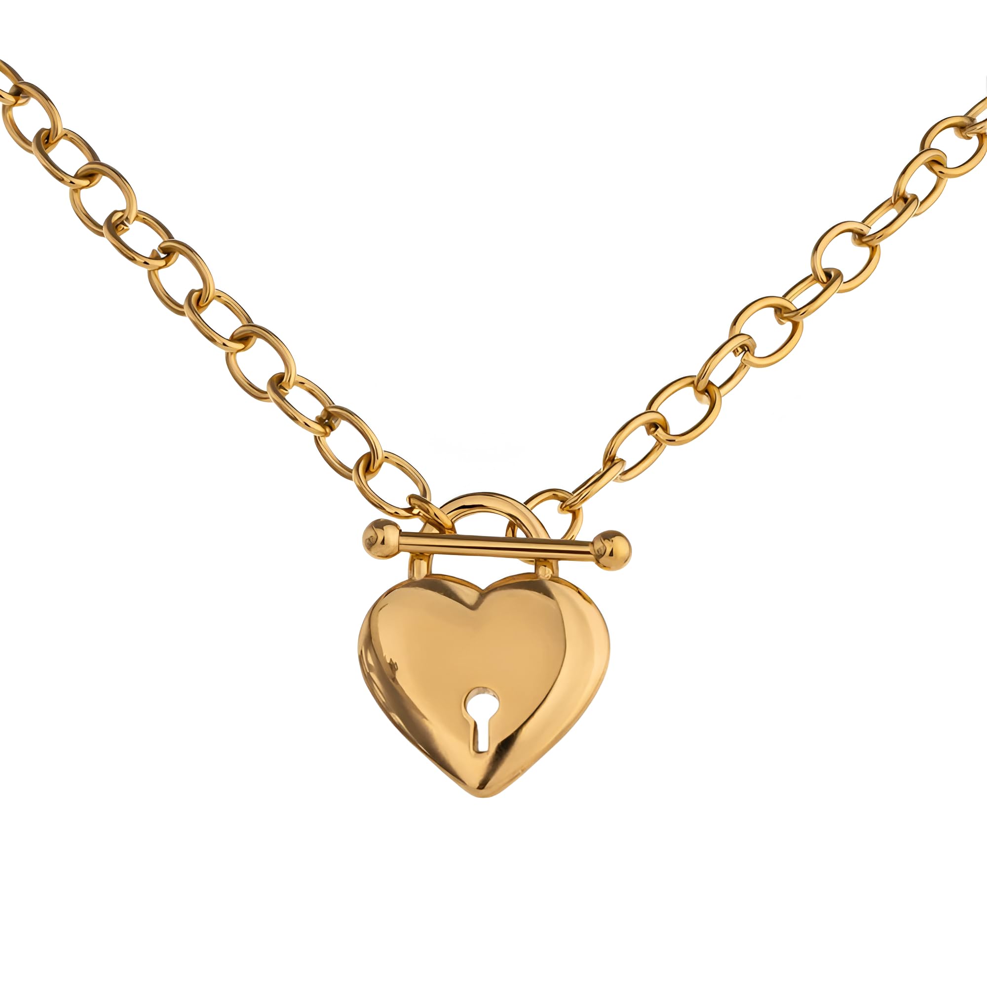 GXNRHG HHRLCH Akcesoria Romantyczne dziewczyny, Magiczny naszyjnik wiecznej miłości - Heart Shine