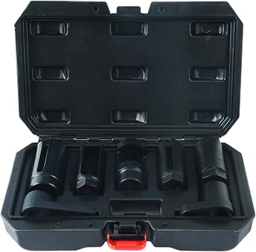 CCLIFE Lambda Sensor Tool Set 7-Piece 22/27/29 mm 1/2 Inch and 3/8 Inch