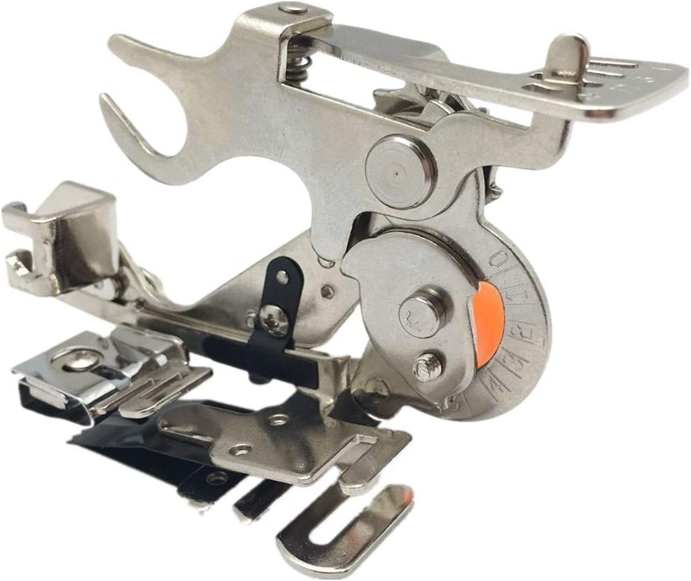1 pcs Ruffler Sewing Machine Attachment Presser Foot for Low-Shank Brother, Singer, Babylock, New Home, Kenmore,Janome,White, Juki, Simplicity Sewing Machines