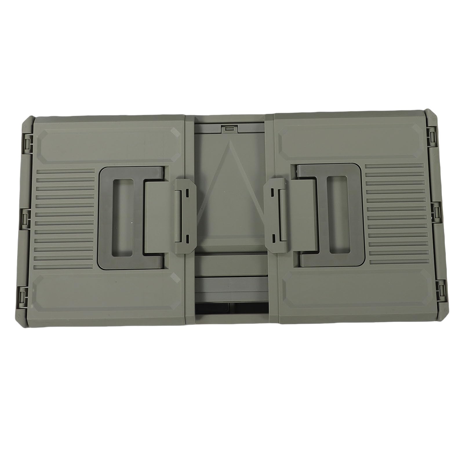 Caja de Almacenamiento Al Aire Libre, Contenedor de Almacenamiento Plegable de 2 Niveles con Tapa, Contenedor de Gran Capacidad Apilable a Prueba de Polvo Impermeable para Engranajes de (DE