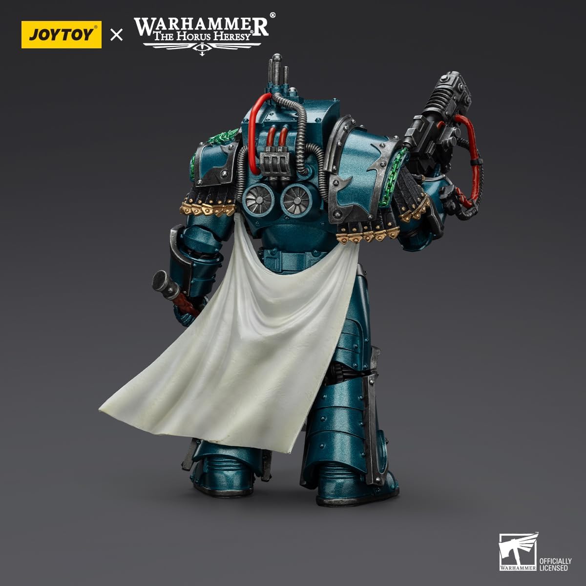 JOYTOY Warhammer 40k 1/18 Action Figure Alpha Legion Legion Praetor in Cataphractii Terminator Armour Collectible Gifts,Toys for Kids 15+ and Adults 5.39-inch