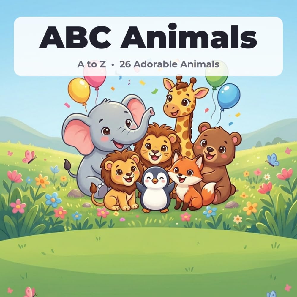 ABC Animals: A Fun Alphabet Adventure from A to Z