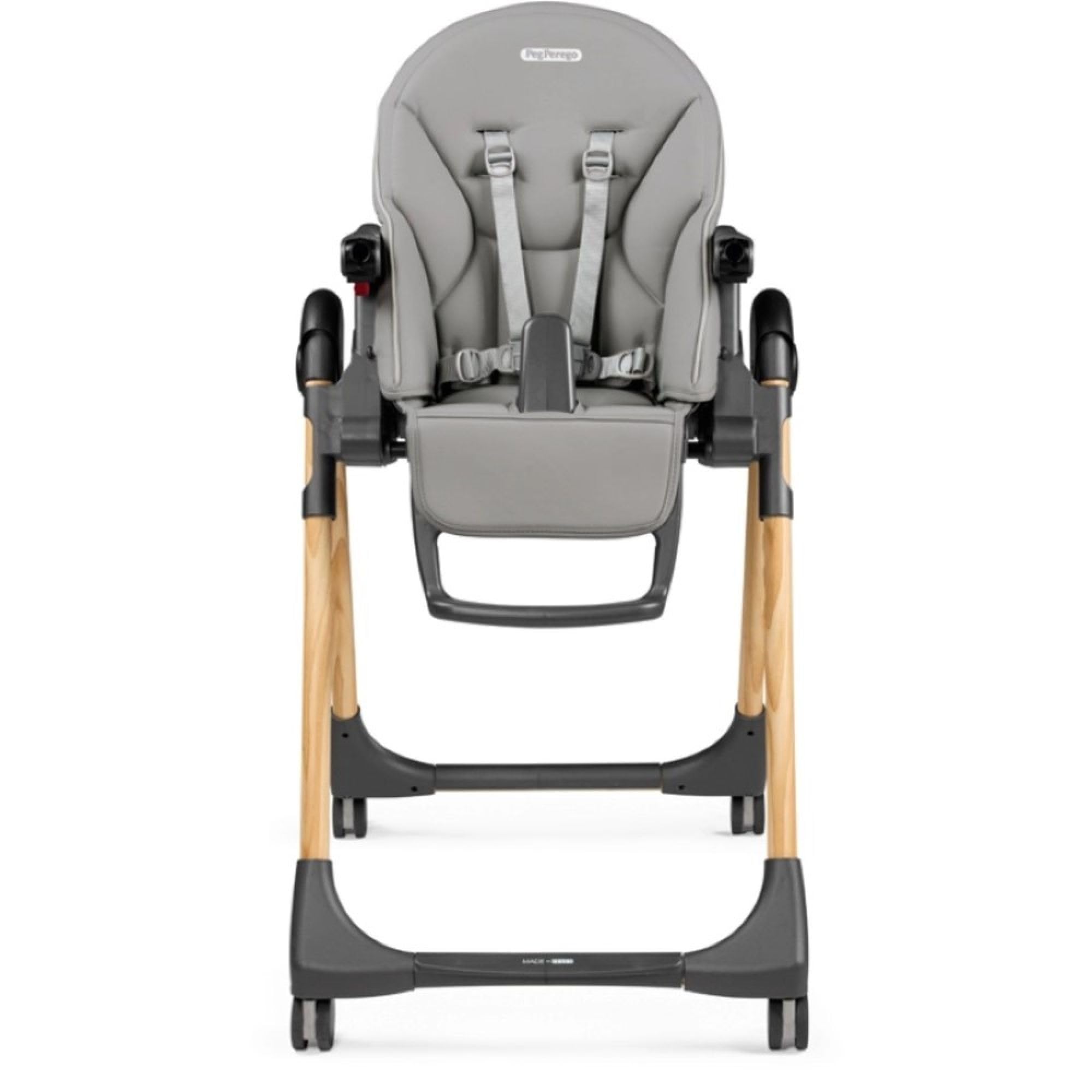 Peg Perego Prima Pappa Follow Me Ambiance Ice: Seggiolone Multifunzione, Lettino, Portatile, Grigio