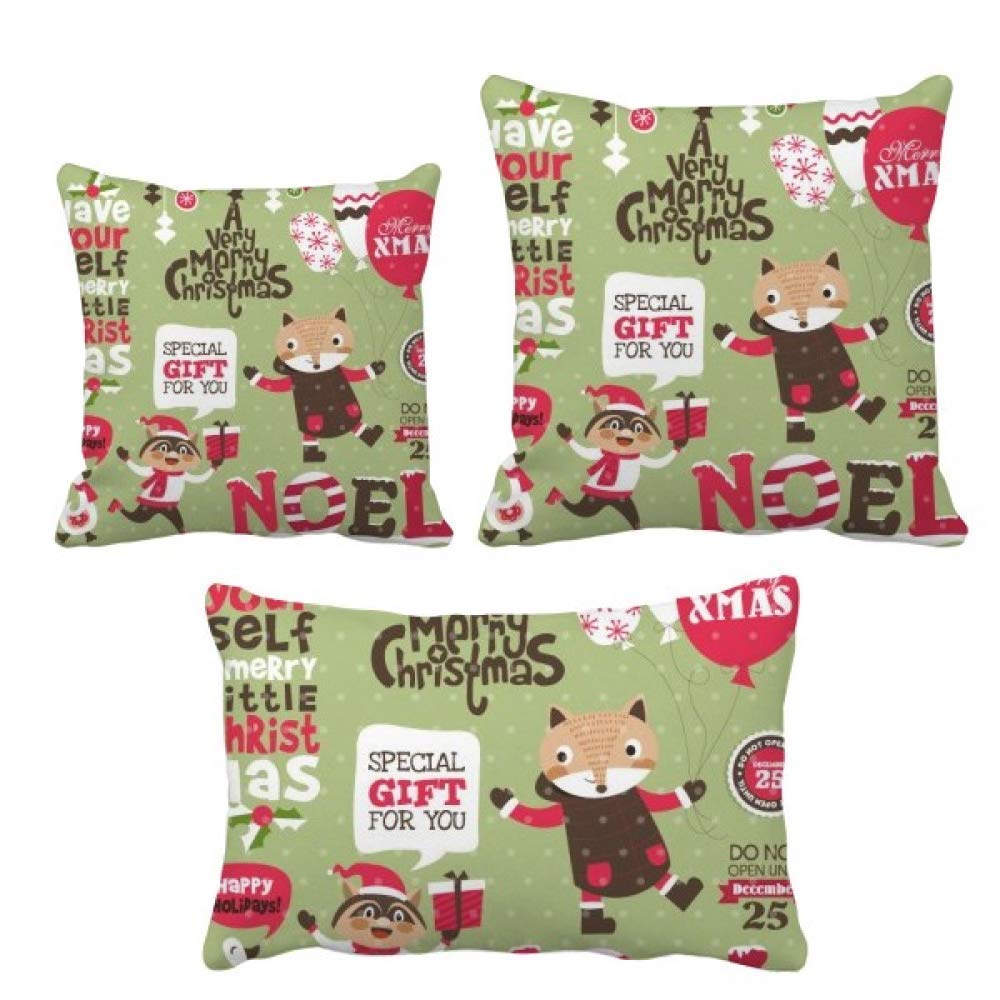 Housse de coussin de Noël avec animal pour sublimer votre canapé de salon