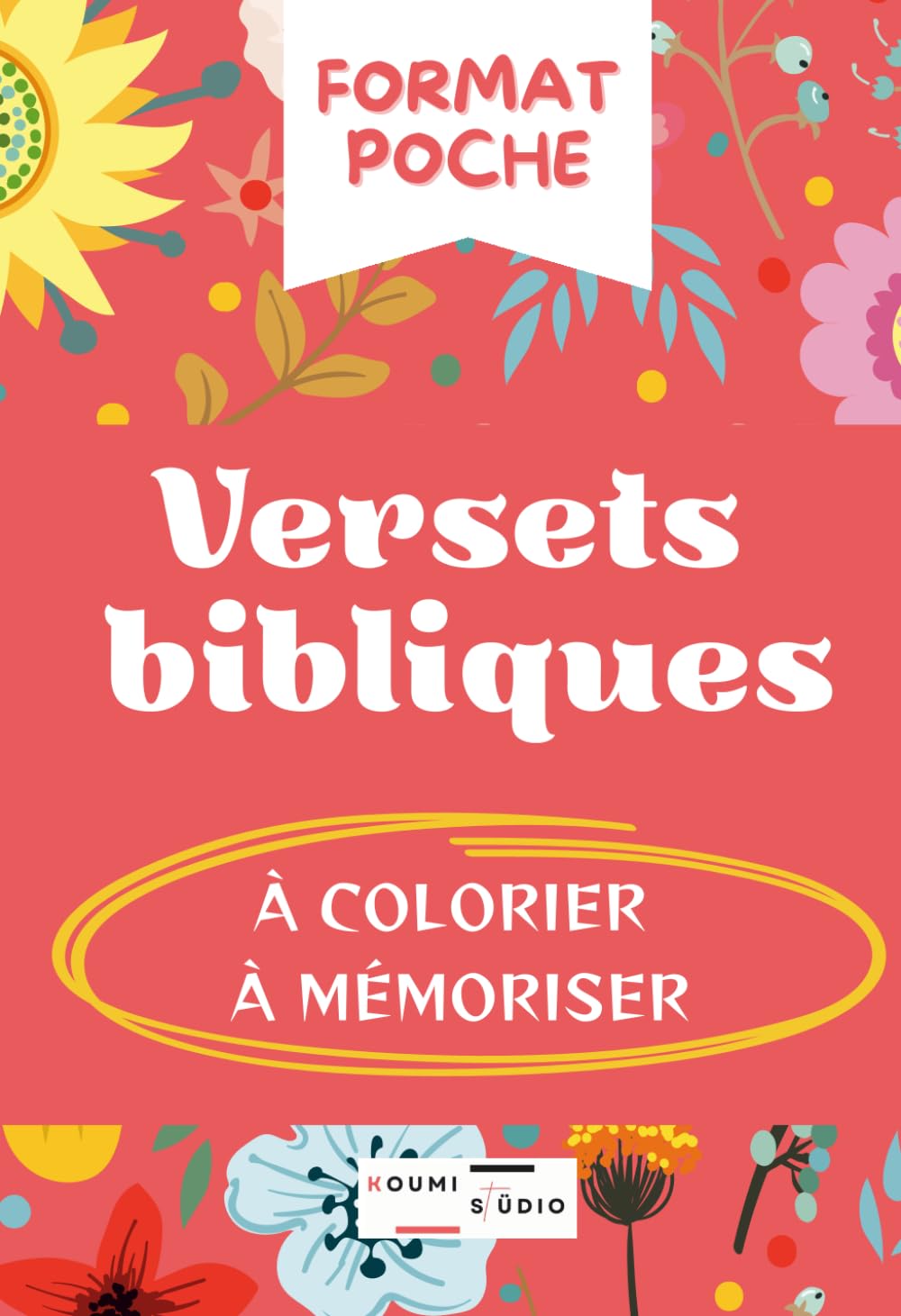 Versets bibliques à colorier et à mémoriser DE POCHE : 30 coloriages de versets bibliques | en français | pour adultes et enfants à partir de 7 ans pour un moment avec Jésus