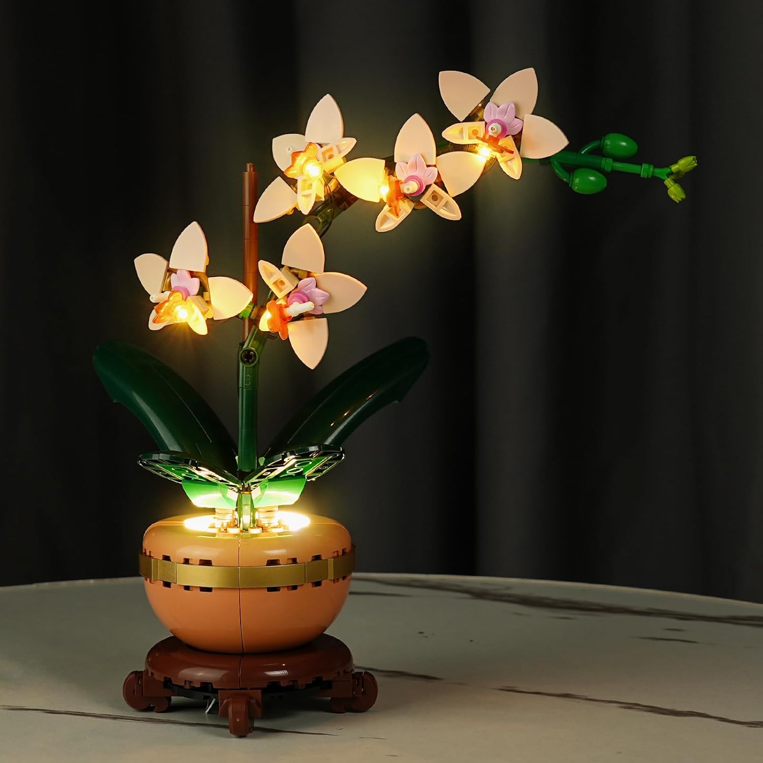 Light Kit for Lego 10343 Botanicals Mini Orchid Building Set, Led Lighting Kit Light Design and Configuration Compatible with Lego 10343 Building Blocks - NOT Included The Model Set Model Set