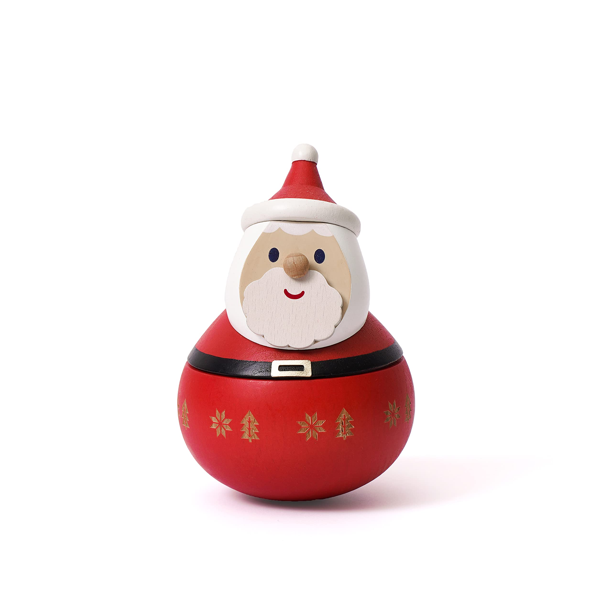 Amazon.com: WOODERFUL LIFE Wooden Tumbler Music Box | Santa Claus