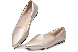Comfortable Slip-On Bronze Flats for Women
