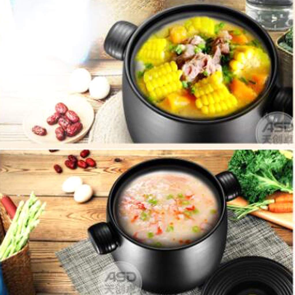 Pentola Fatta A Mano in Terracotta Disegni Tradizionali Assortiti Casseruola Fornello A Gas Domestico Barattoli Resistenti alle Alte Temperature Zuppa Salutare Ideale per Cucinare Fagioli,