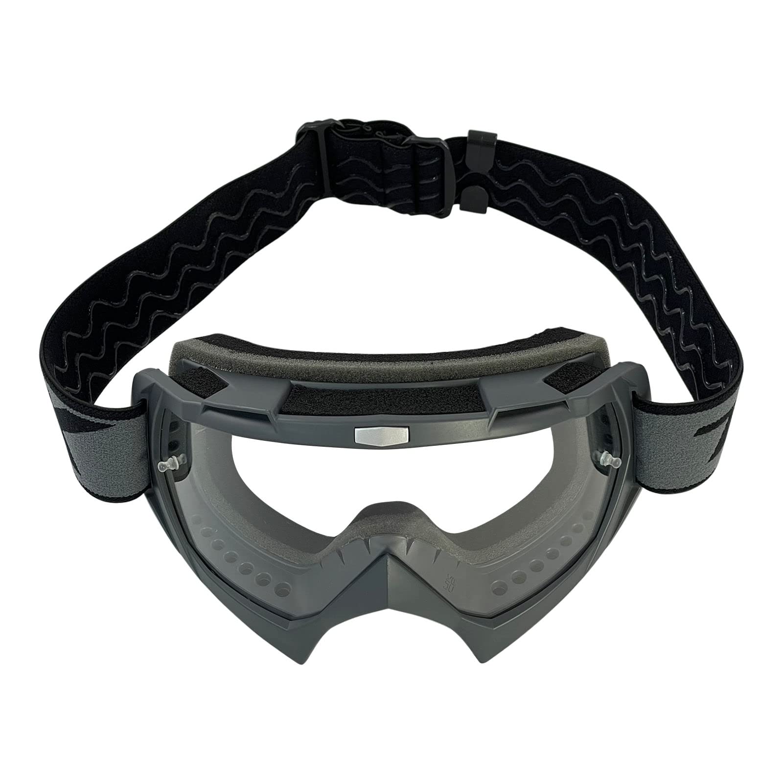 TWO-X Race - Occhiali da cross, da motocross, enduro, in vetro trasparente, anti scratch MX
