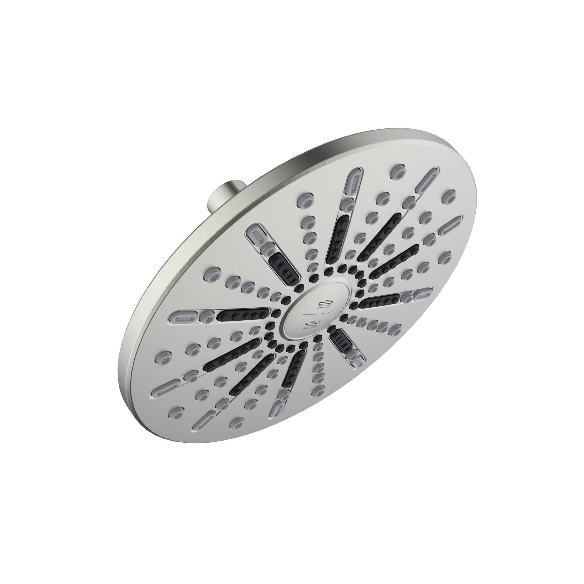 Design House 582718-SN Ian Modern 8-inch 2-Function Showerhead, Satin Nickel