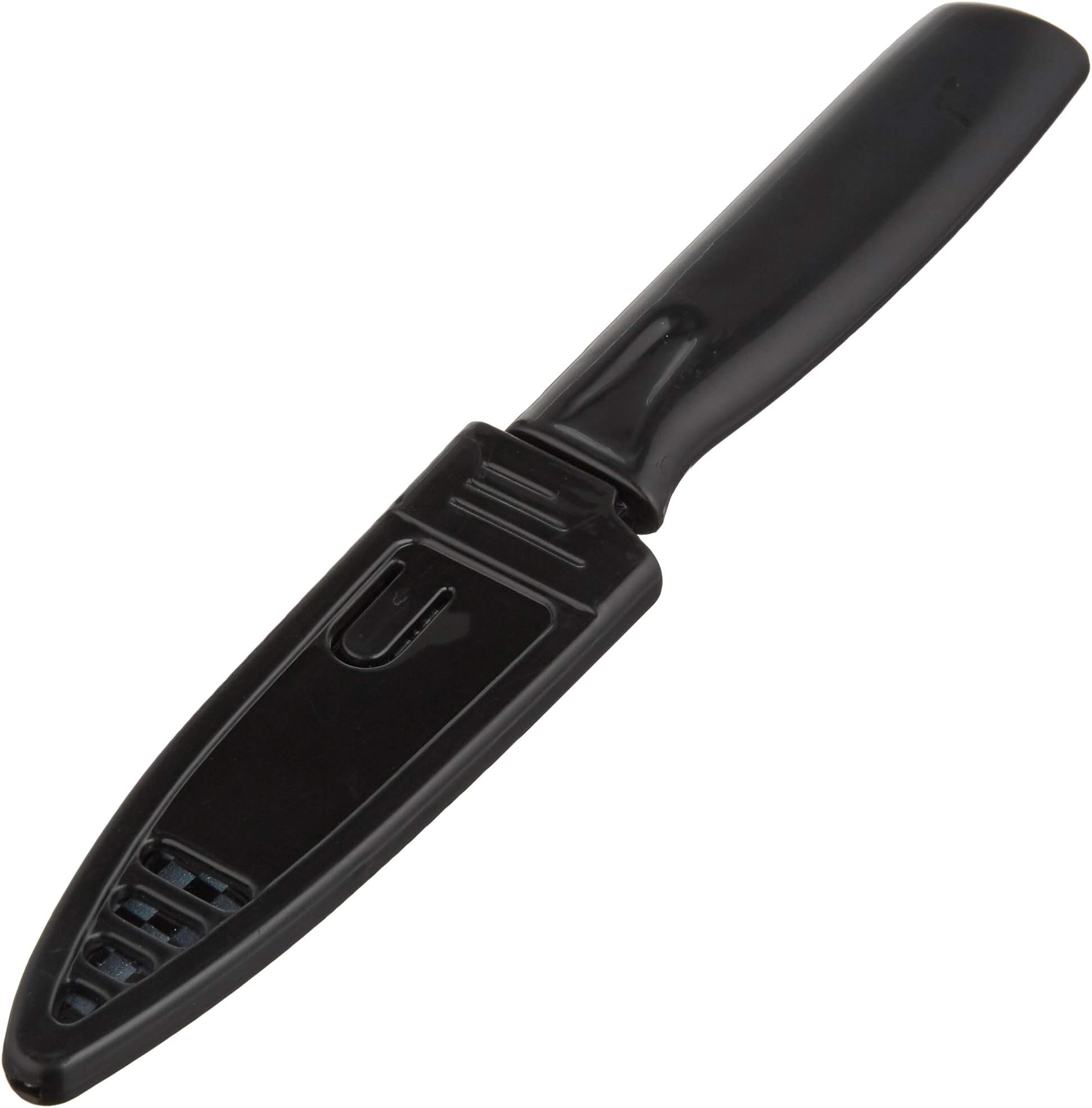 Non-Stick Paring Knife with ABS Sheath, 4", black, Black, 1-Pack