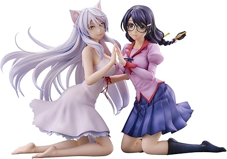 Amazon 猫物語 羽川翼2体セット 再販 ノンスケール Pvc Abs製 塗装済み 完成品フィギュア フィギュア ドール 通販