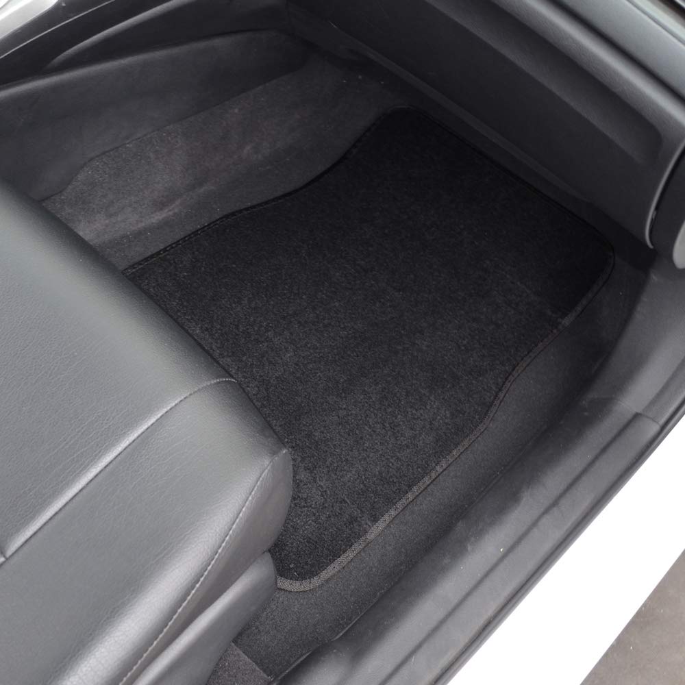 Motor Trend Premium Inter-Lock Backing Carpet Car Floor Mats - Front Rear Thick Durable Auto Protection Fits Most — view 5