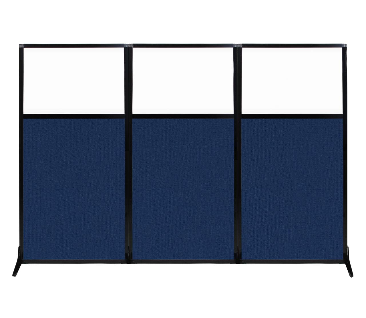 Versare Workstation Partition | Portable Wall Divider | Modern Office Cubicle | Free Standing Privacy Screen | Flexible Work Space | 99" x 70" W/