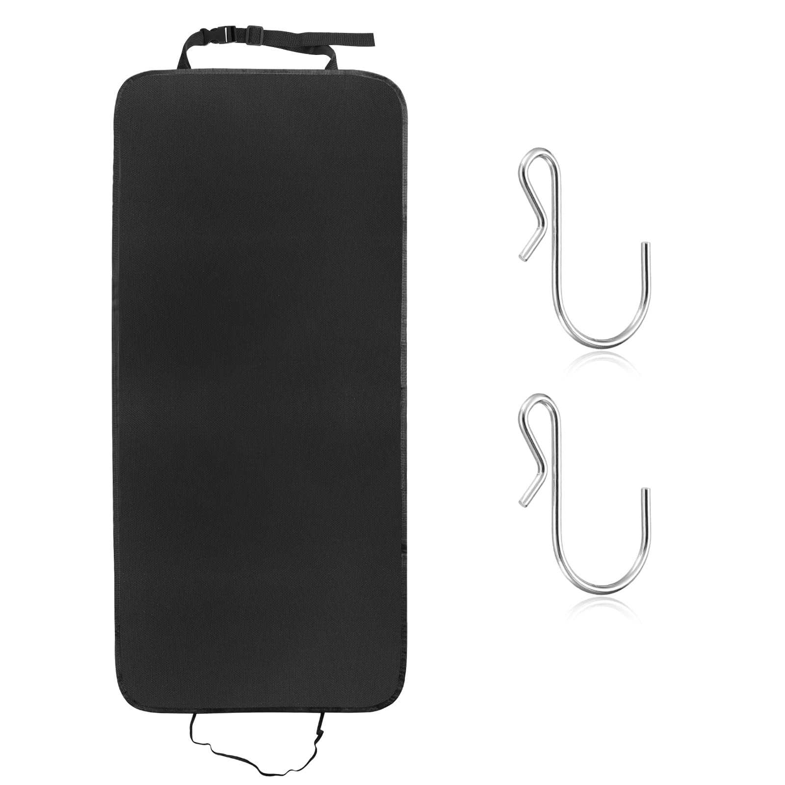 Funda Impermeable para Asiento/Maletero Coche-Funda de asiento universal para perros y niños-Antideslizante, Funda para asiento de coche para perros resistente a arañazos y duradera-105x49.5 cm Negro.