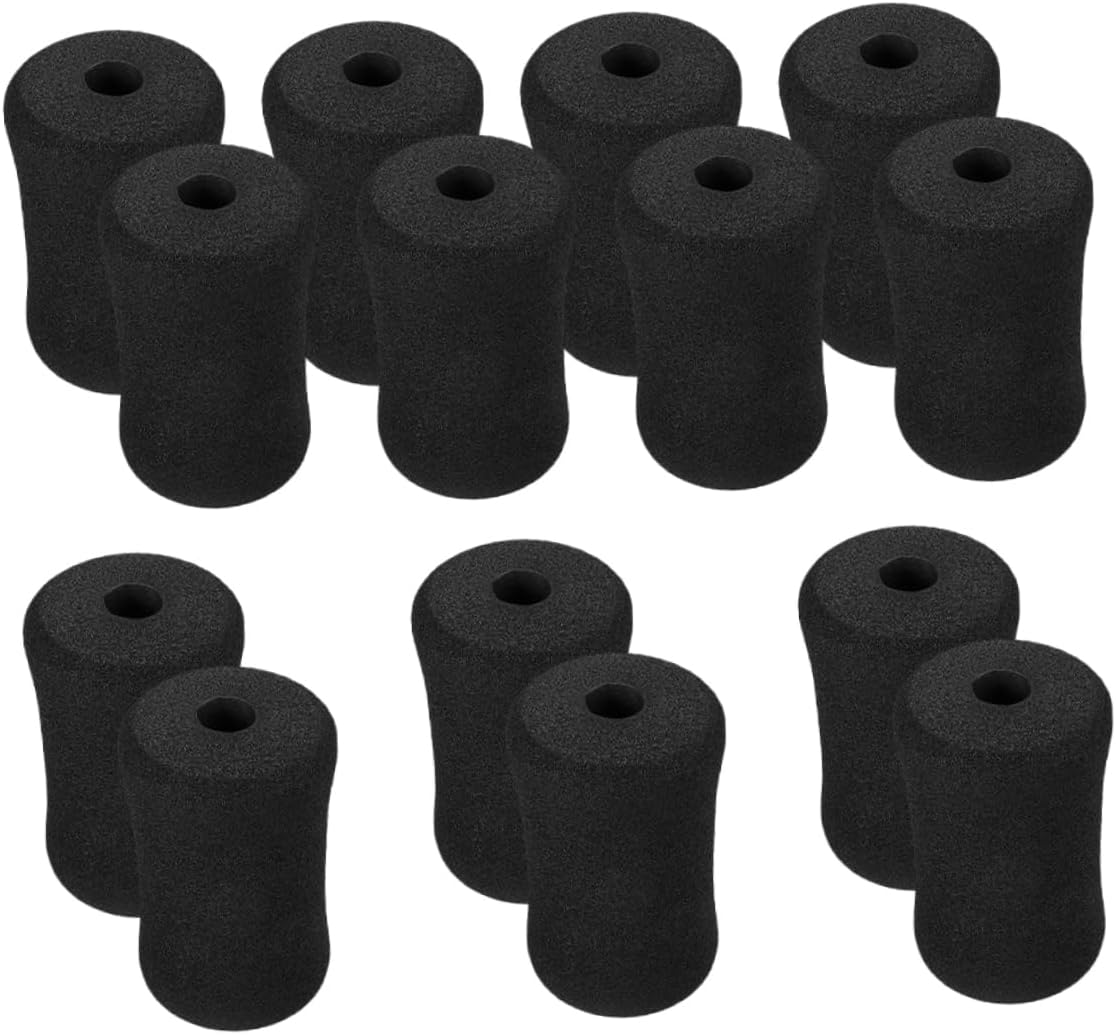 15Pcs Exercise Equipment Replacement Sponge Roller Covers for Leg Curl Machines Weightlifting Benches Comfortable Durable Pads to Prevent Discomfort During Workouts