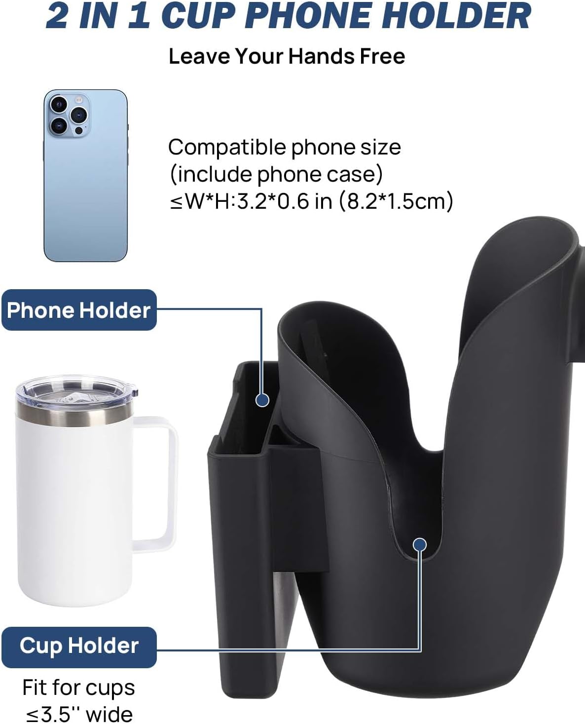 Wheelchair Backpack & Cup Holder Set