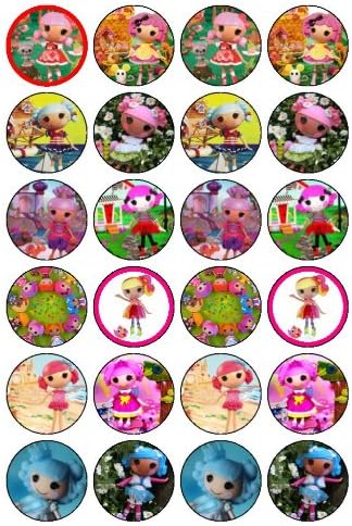 24 Lalaloopsy Cupcake Toppers : Amazon.co.uk: Home &amp; Kitchen