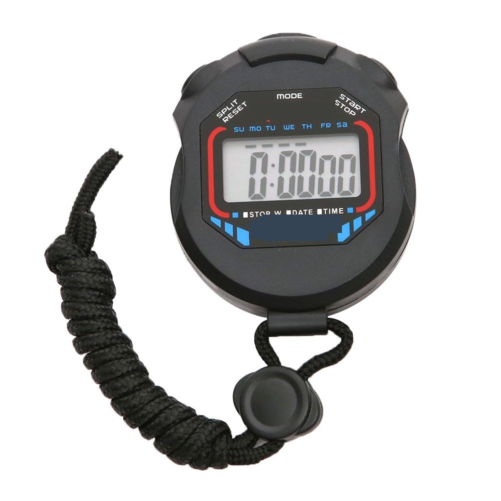 Multi-Function Electronic Stopwatch Sports Stopwatch Timer Professional Waterproof LCD Display