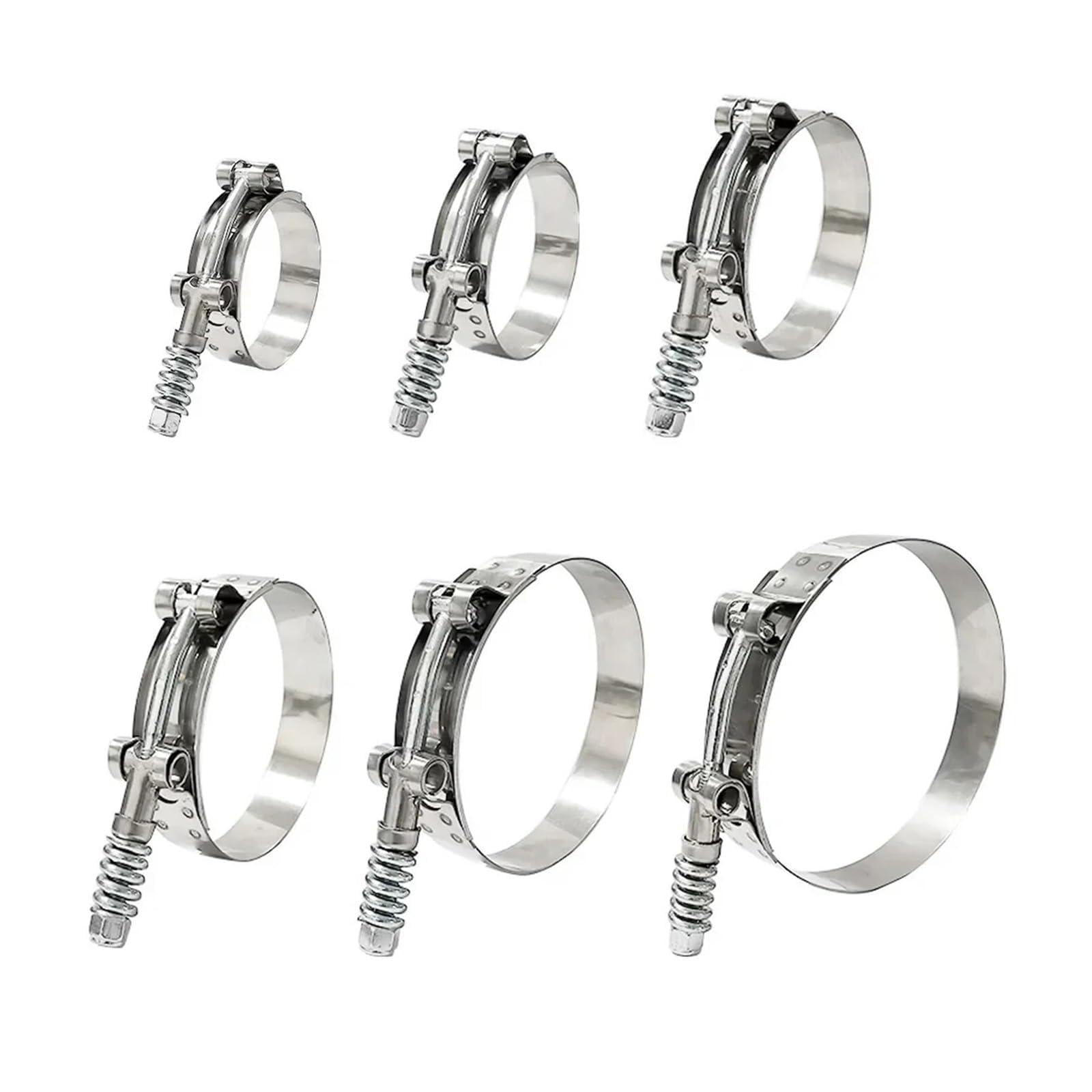 Pengwei 64-72Mm 2Pc T Bolt Clamp 2-4 Inch Ss304 Turbo Intercooler