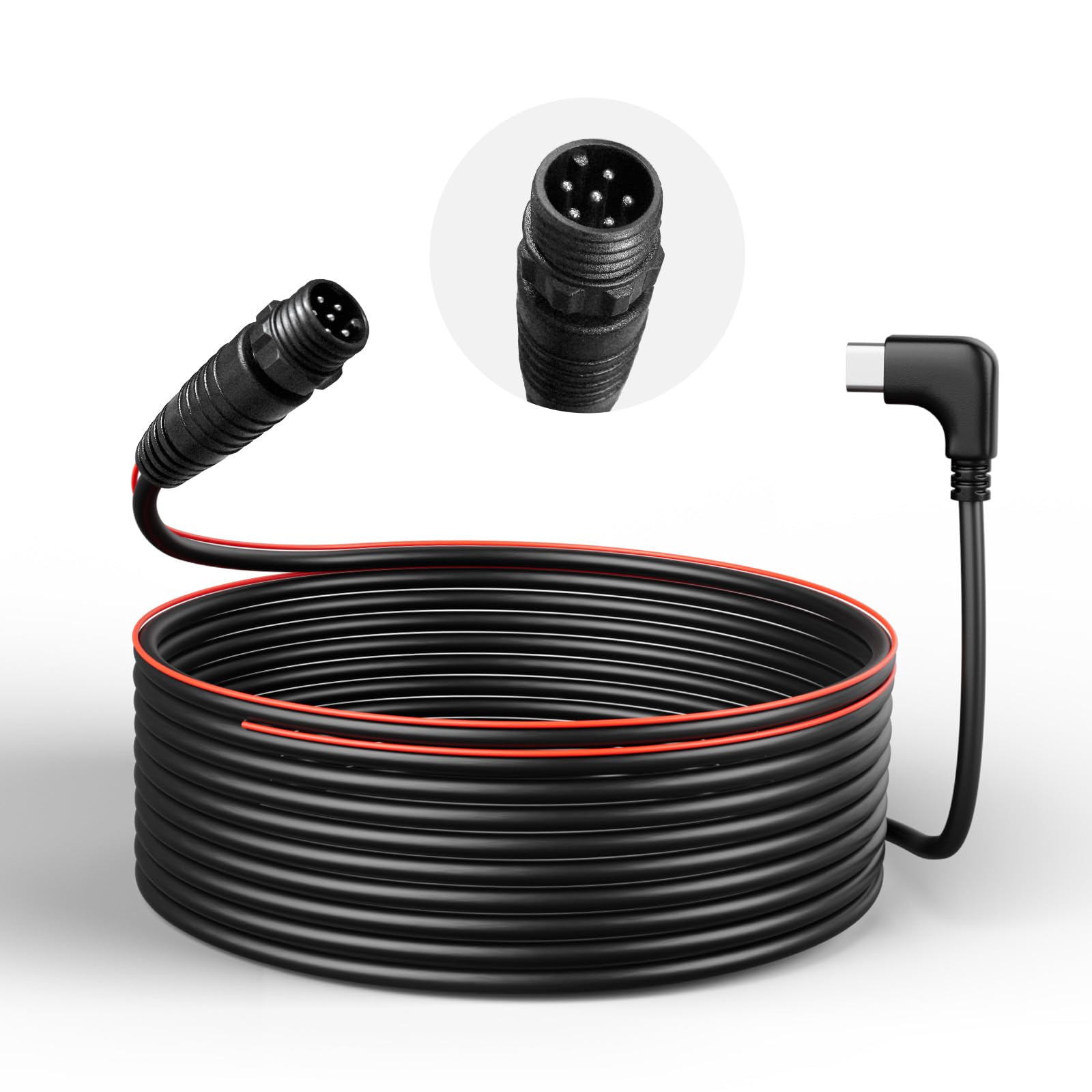 Amazon.com: WOLFBOX 50Feet Rear Camera Replacement Cable with IP67