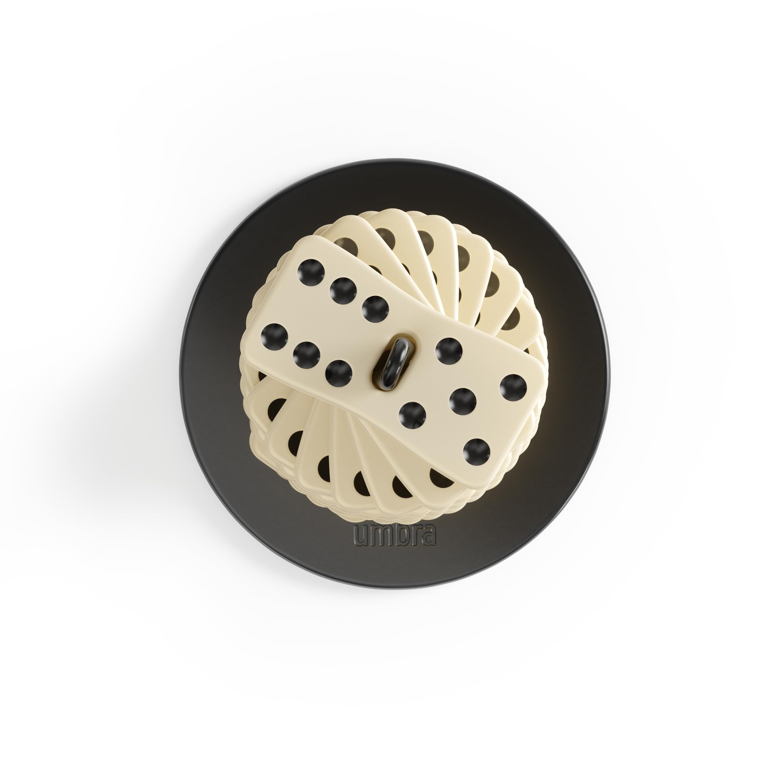 Umbra Spintile Domino Set Black