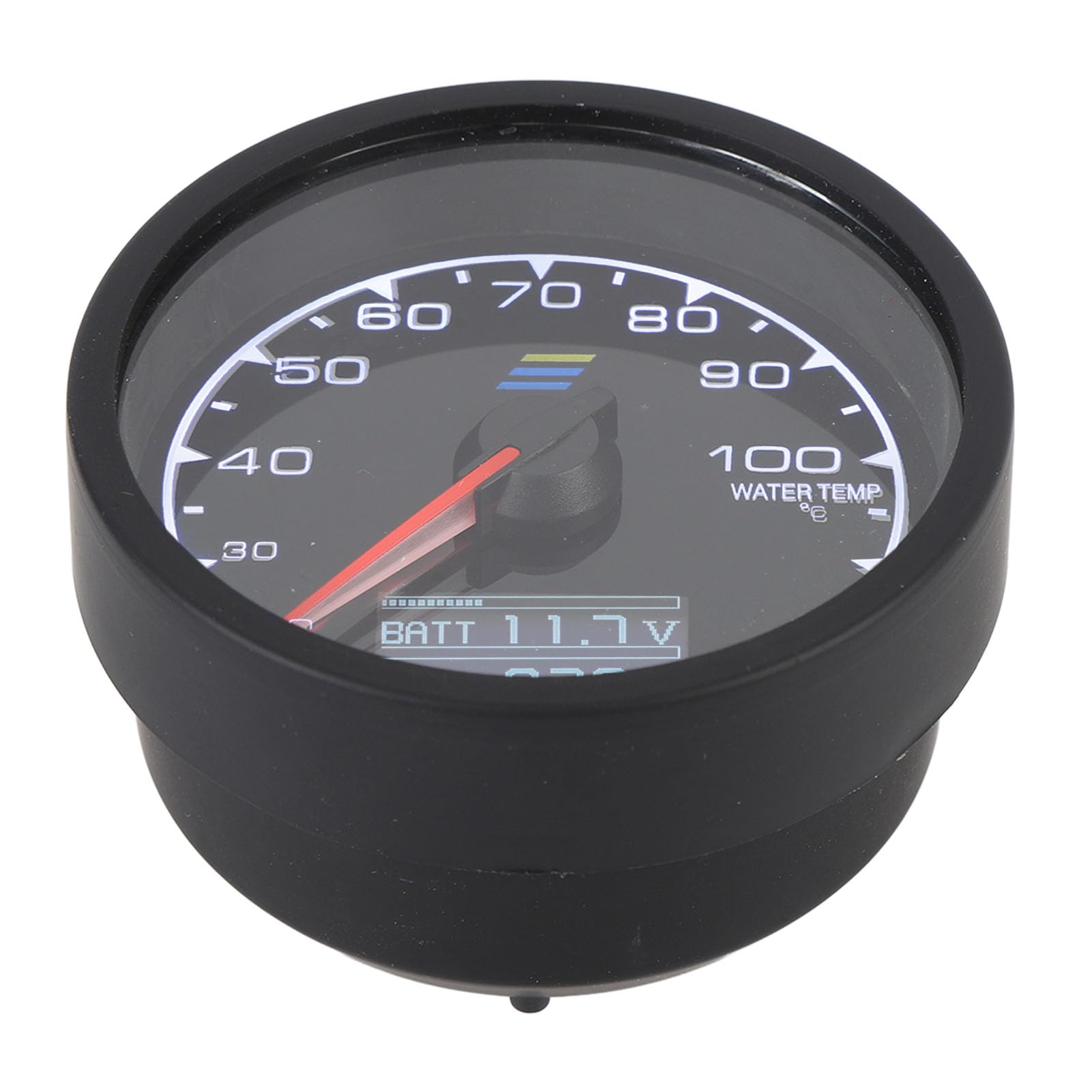 Misuratore di temperatura dell'acqua per auto da 68 mm DC 10-15 V indicatore digitale della temperatura dell'acqua termometro per veicolo