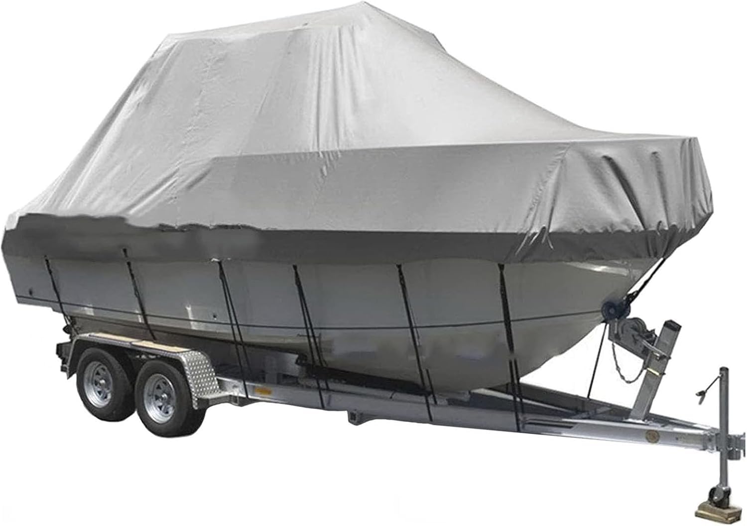 Housse de bateau Oxford 600D pour coque en V et ski nautique 21-24FT