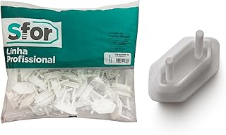 Sforplast Sfor | Protetor De Tomada Branco | 50 Peças | Proteção Para Bebês E Crianças