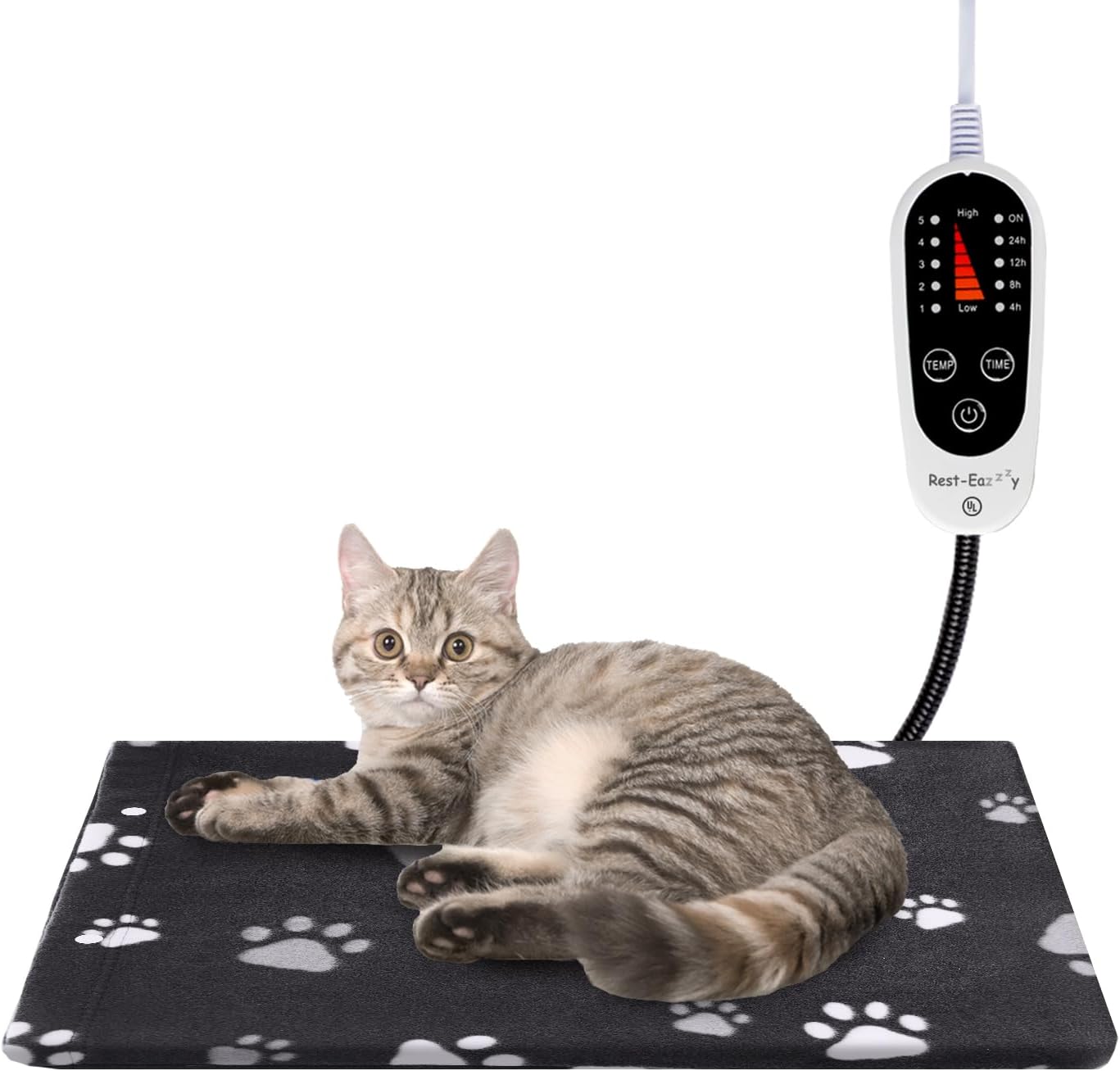 GeerDuo Pet Heating Pad, Pressure Activated Heated Mat for