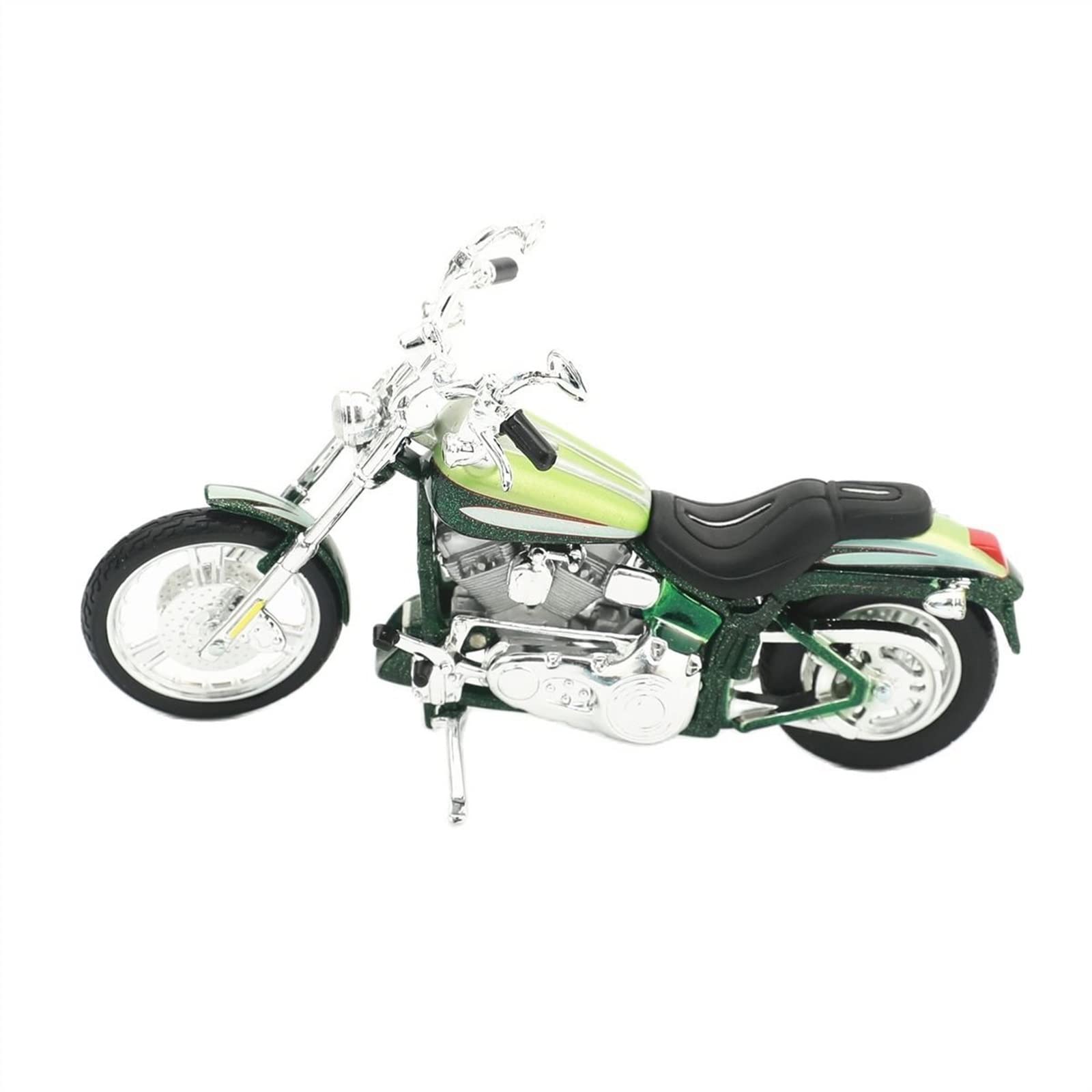 SEYXF Motorbike Toy 1:18 for Harley 2004 Alloy Green Motorcycle Diecast Model Toy Collection Gift