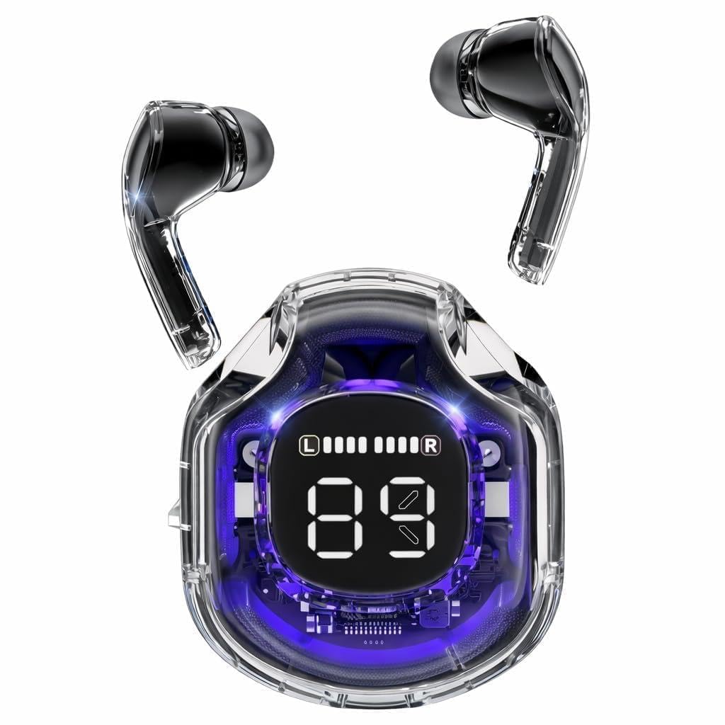 Wireless Earbuds Bluetooth 5.1 TWS Earphones Full Touch Control Headphones Built-in Microphone Immersive Sound Quality Ensure Fast Stable