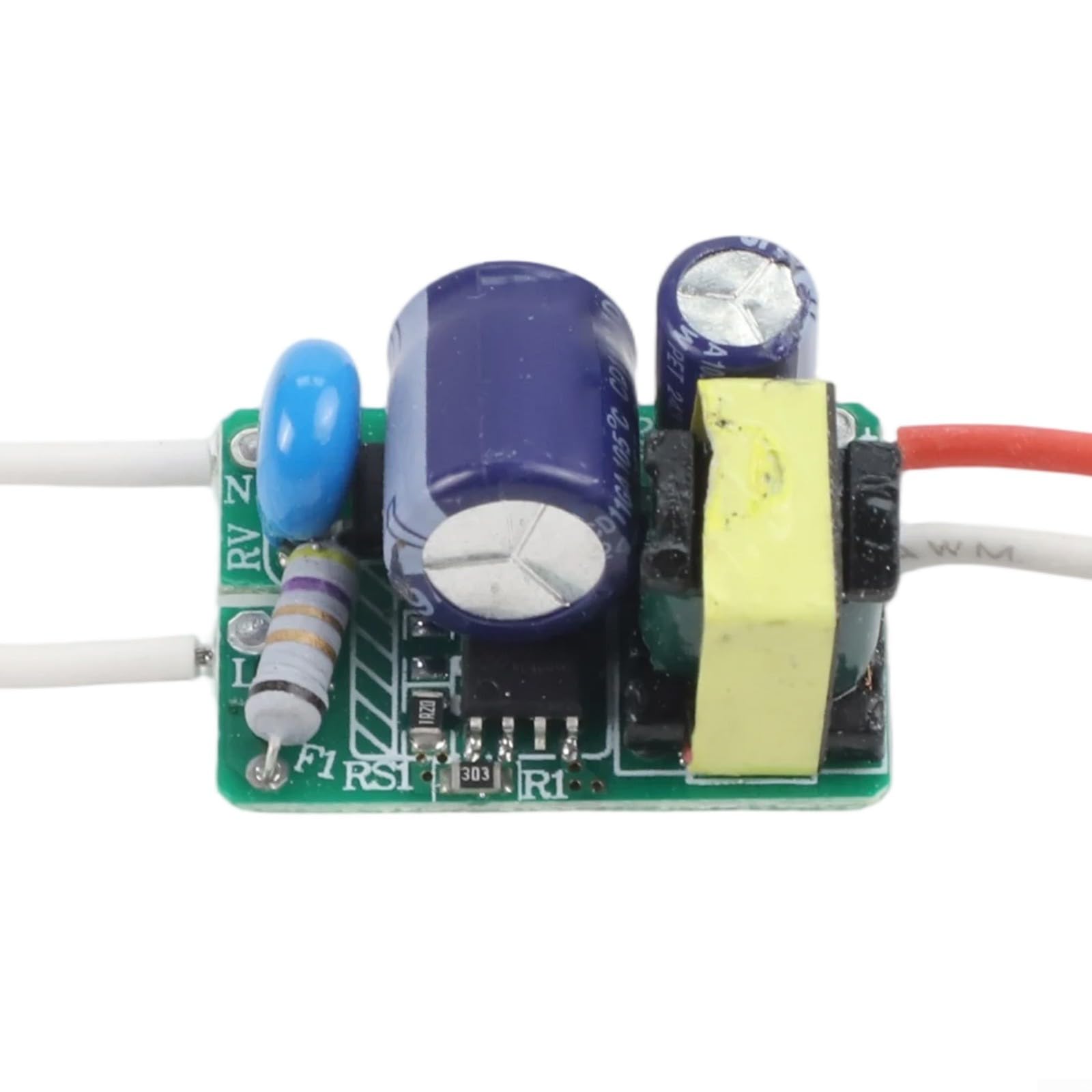 6-24W For LED Non-Isolated Constant Current Driver 180mA to 260mA Output 85-265V AC Input 50-60Hz for For LED Downlights and Panel Light Installations (6-24W 240-260MA)