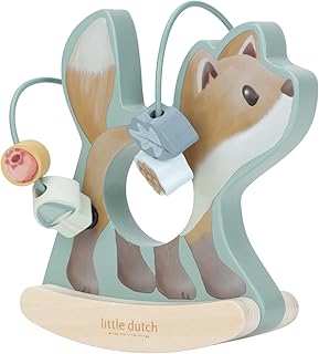 Little Dutch Forest Friends 7234 FSC Wooden Motor Skills Bow Rocking Animal Fox
