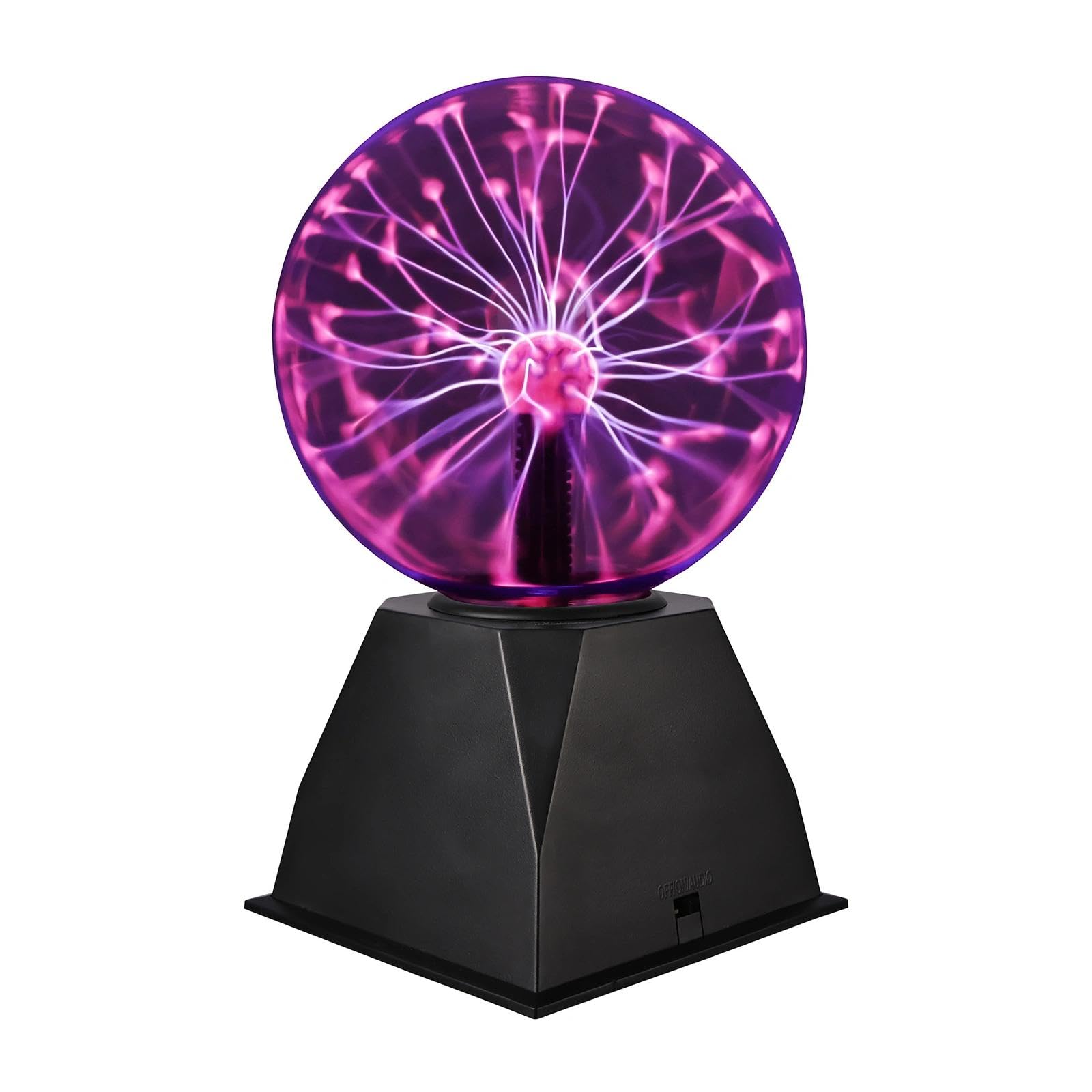 Magische Plasmakugel, Plasma Ball Lampe, Elektrostatische Kugel Berührungsempfindliche Blitzkugel Magische Leucht Ball für Partydekorationen, Magische Requisiten, Heimbeleuchtung(8 zoll)