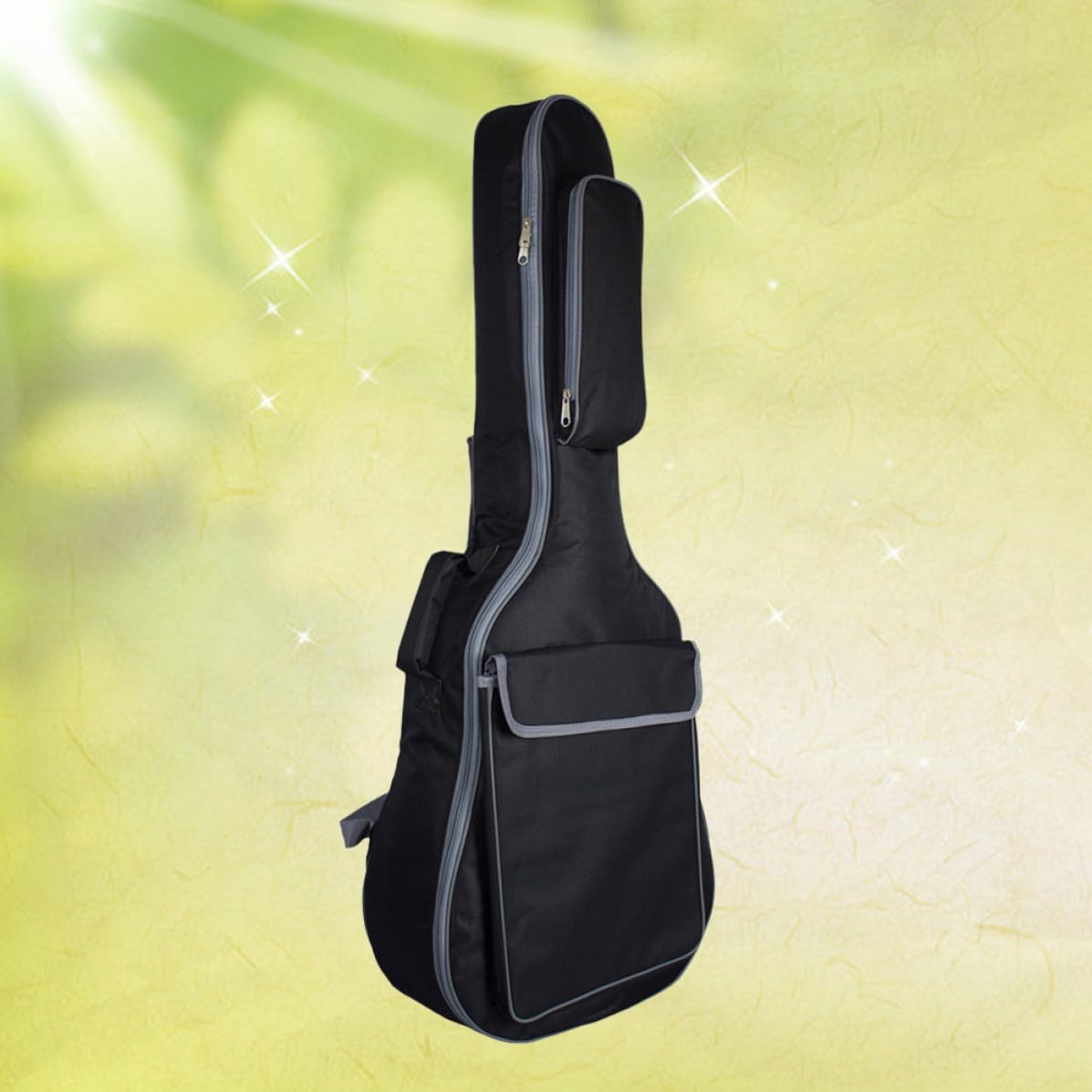 Bolsa Mochila y Protección Gruesa de Nylon Correas Dobles Acolchadas de 41 Pulgadas para Transporte Seguro para Guitarra Acústica